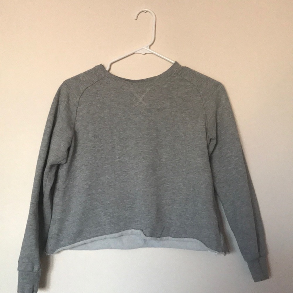H&M Basic Gray Cotton Sweatshirt